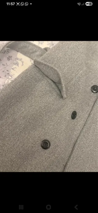 Abrigo chaleco gris talla M