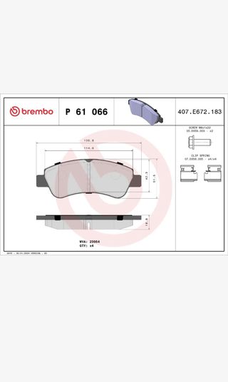 BREMBO discos de freno y pastillas