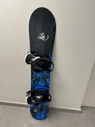 Tabla Snowboard Lib Tech con Fijaciones