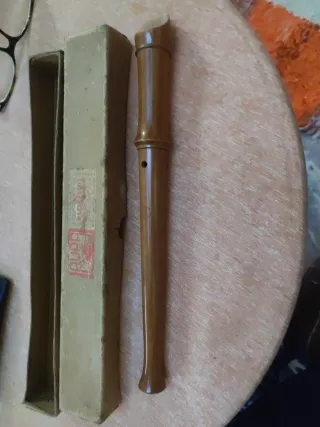 Flauta dulce de madera