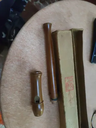 Flauta dulce de madera