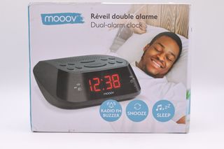 Despertador Mooov Doble Alarma Radio FM