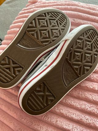 Zapatillas Converse niña/o grises talla 27