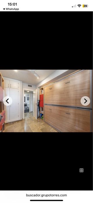 Cama litera plegable madera