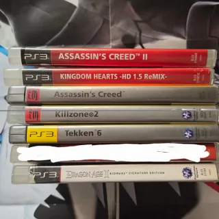 Pack de 6 juegos de playstation 3 pal españa