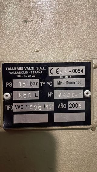 Compresor Uniair 55CV 500L (2006)