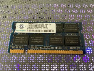 Memoria Ram 2GB DDR2 SO‑DIMM PC2‑5300 portátil