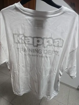 Lote 2 Camisetas Kappa Blancas y Rojas