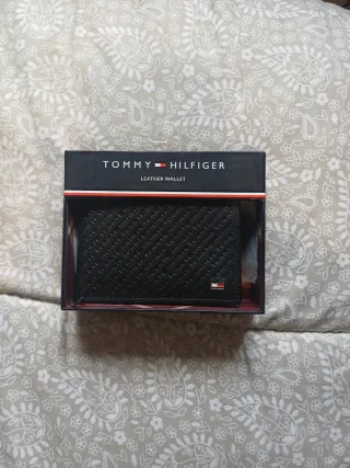 Cartera Tommy Hilfiger Hombre Negra