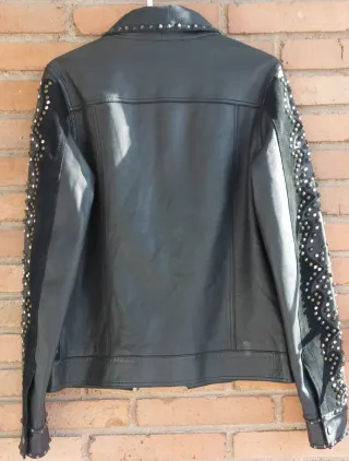 Chaqueta Scotch & Soda Tachuelas Ante Mujer