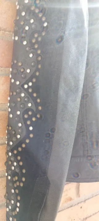 Chaqueta Scotch & Soda Tachuelas Ante Mujer