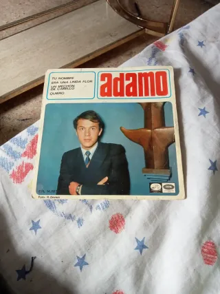 Adamo Single Vinilo Tu Nombre Era Una Linda Flor