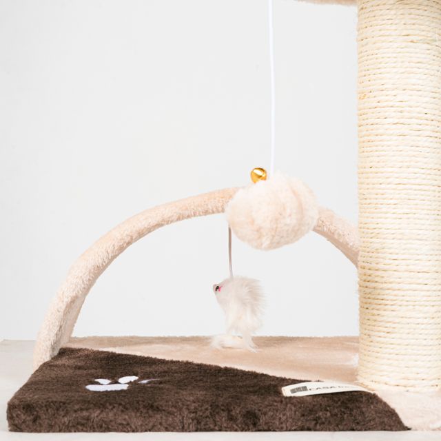 Albero gratta per gatti MININO beige/marrone
