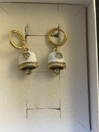 Orecchini a campanella con cuoricino