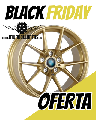 LLANTAS PARA BMW 19 PULGADAS MOD. BANZI DORADO.