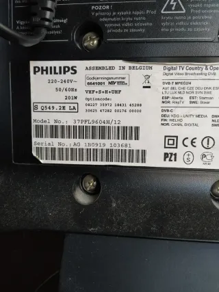 Televisor Philips 37 pulgadas.