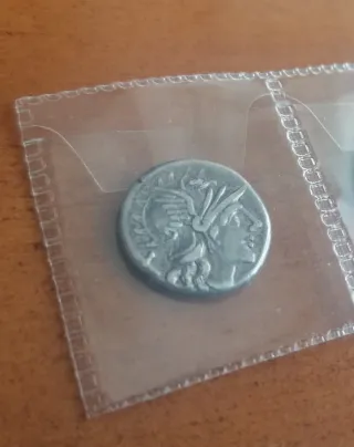 Espectacular denario de plata!