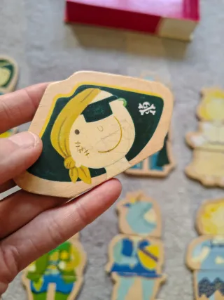 Puzzle magnético Djeco personajes