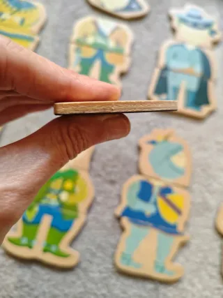 Puzzle magnético Djeco personajes