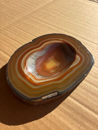 Ágata 100% Natural con Geoda