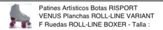 Patines artísticos Risport Venus 4 ruedas