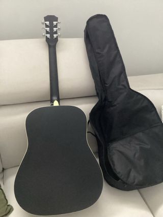 Guitarra Acústica Negra