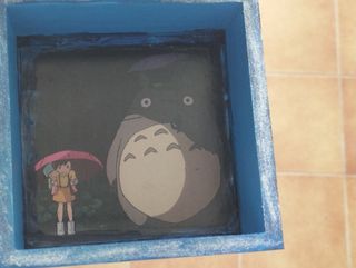 Caja de madera Decorada Totoro Ghibli