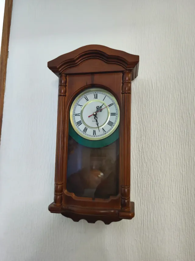 Reloj de pared Quartz madera