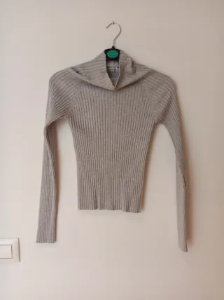 Jersey Stradivarius Gris Talla S