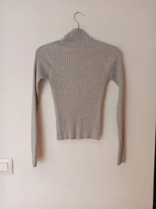 Jersey Stradivarius Gris Talla S