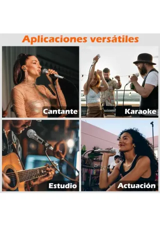 Micrófono Dinámico TALIMEN Profesional Cableado