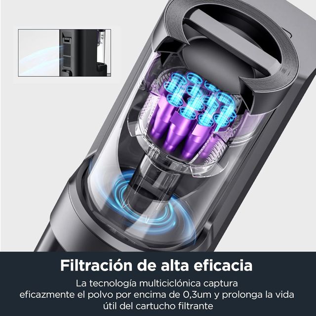 Robot Aspirapolvere e Lavapavimenti Eureka NERE10s