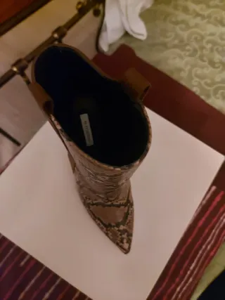 Stivaletti Motivi maculati tacco alto n 38