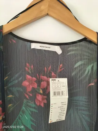 Bata kimono verano flores