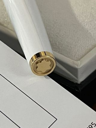 Penna Montblanc Bianca e Oro