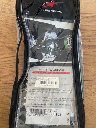 Guantes Racing Alpinestars F1-T Rojos Talla M