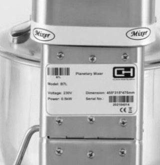 AMASADORA BATIDORA MEZCLADORA PLANETARIA 7 LITROS