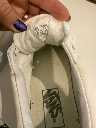 Vans Blancas Plataforma