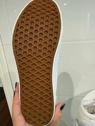 Vans Blancas Plataforma