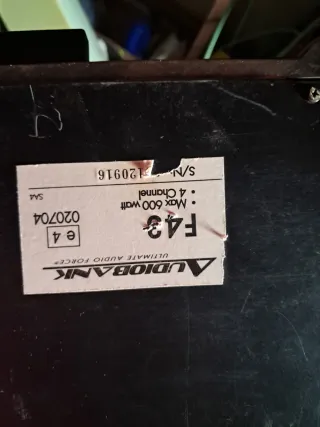 Subwoofer Climax DANCER500 500W RMS y amplis