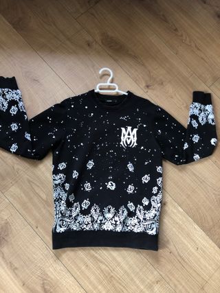 Sudadera Black Bananas Blanca y Naranja