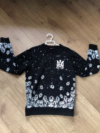 Sudadera Black Bananas Blanca y Naranja