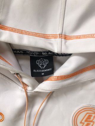 Sudadera Black Bananas Blanca y Naranja