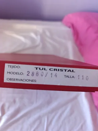 Manteletas fallera tul