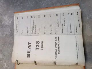 Manual de taller original Seat 128