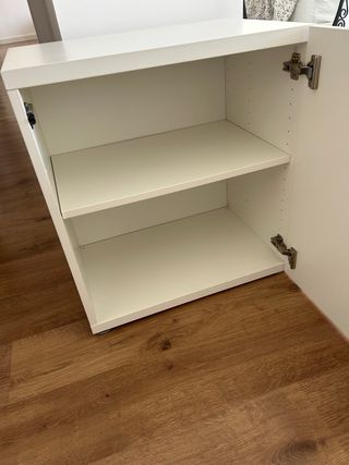 Mueble auxiliar blanco Ikea Besta