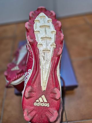 Zapatillas de softball Adidas rojas