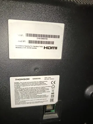 Televisor Thomson 32 Negro