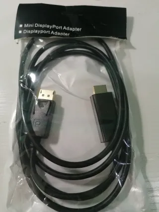 Cable Mini Displayport a HDMI abierto pero sin uso