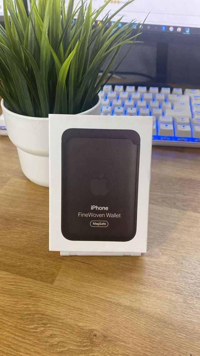 Portafoglio iPhone in pelle Magsafe Nero